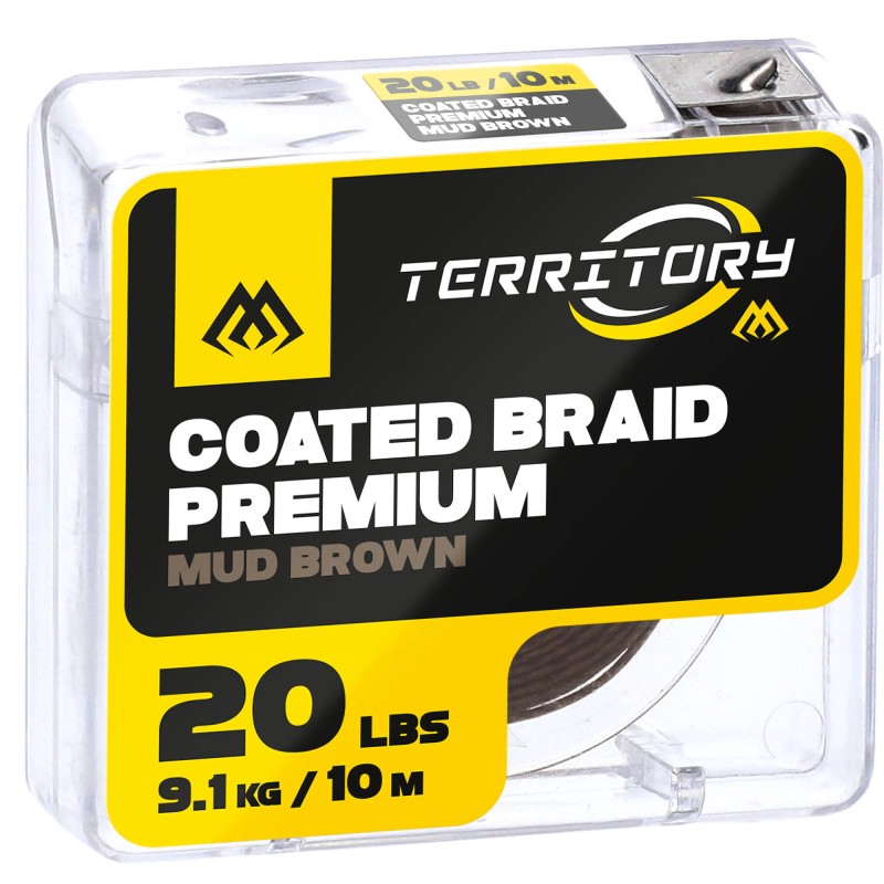 Plecionka W Otulinie Mikado Coated Braid Premium Mocny Brązowy 20lbs 10m