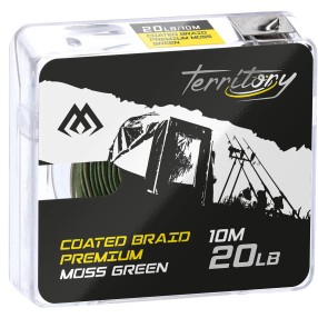 Plecionka W Otulinie Mikado Coated Braid Premium Mocny Zielony 20lb 10m
