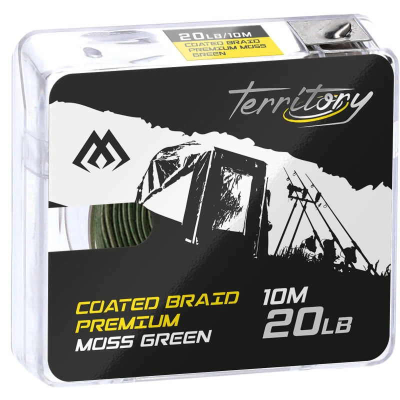Plecionka W Otulinie Mikado Coated Braid Premium Mocny Zielony 20lb 10m