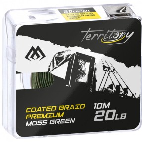 Plecionka W Otulinie Mikado Coated Braid Premium Mocny Zielony 30lbs 10m