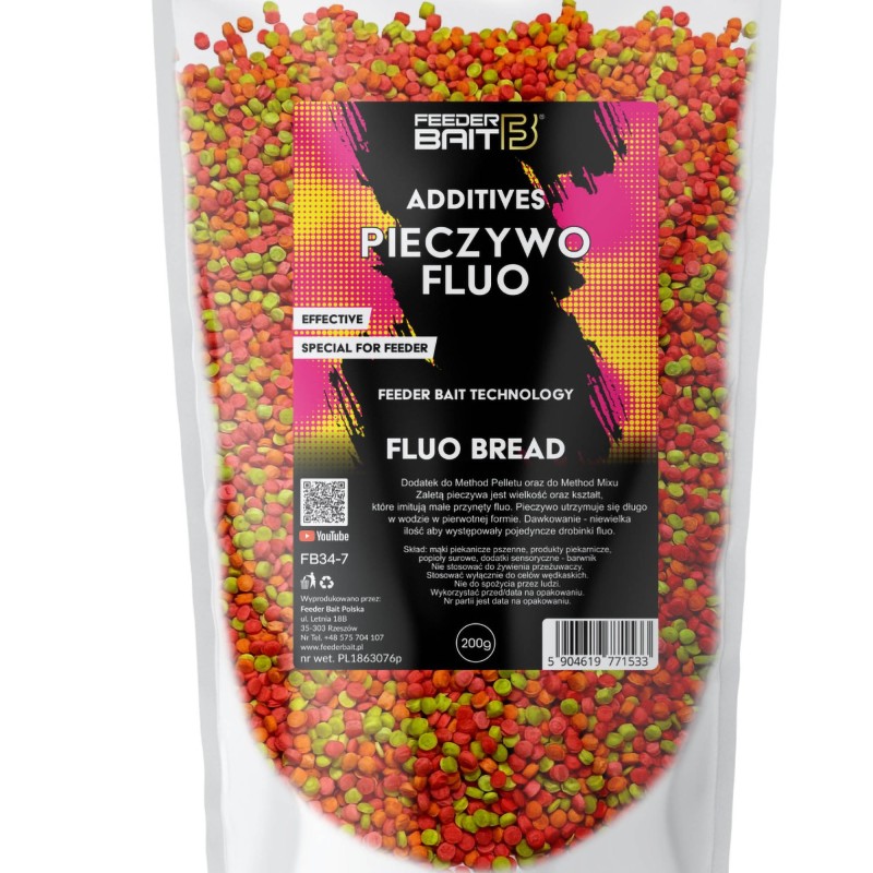 Dodatek Zanętowy Feeder Bait Pieczywo Fluo 200g