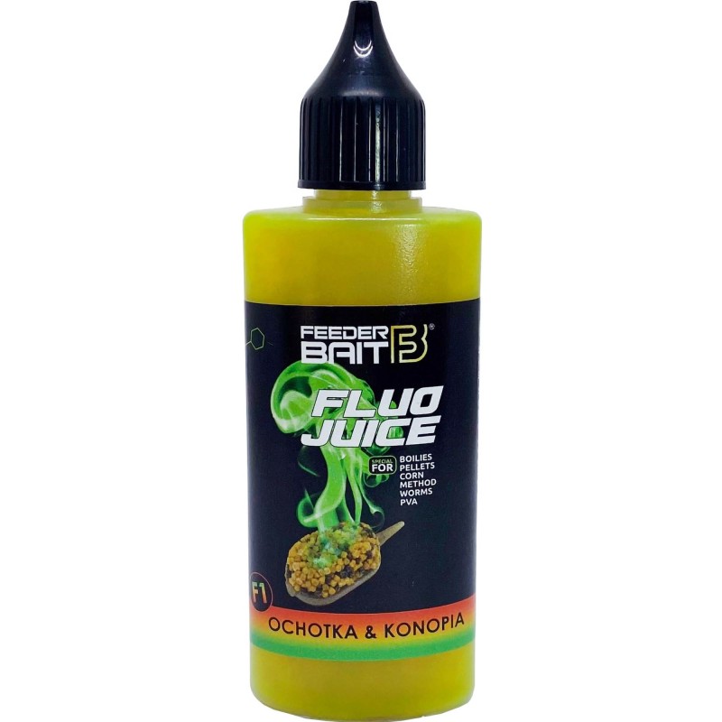 Liquid Feeder Bait Fluo Juice F1 Ochotka & Konopia