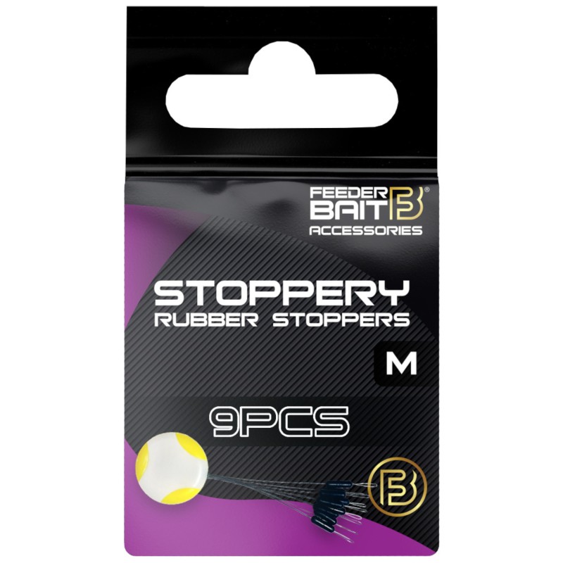 Stopery Feeder Bait Rubber Stoppers M 9szt