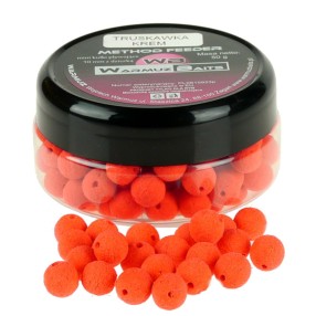 Kulki Warmuz Baits Pop Up Z Dziurką Truskawka Krem 10mm