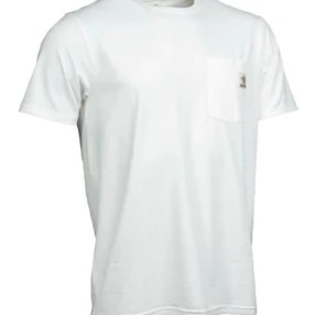 Koszulka Nash Make It Happen Badge Pocket T Shirt Ecru - XXL