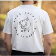 Koszulka Nash Make It Happen Carp Logo T Shirt Ecru - M