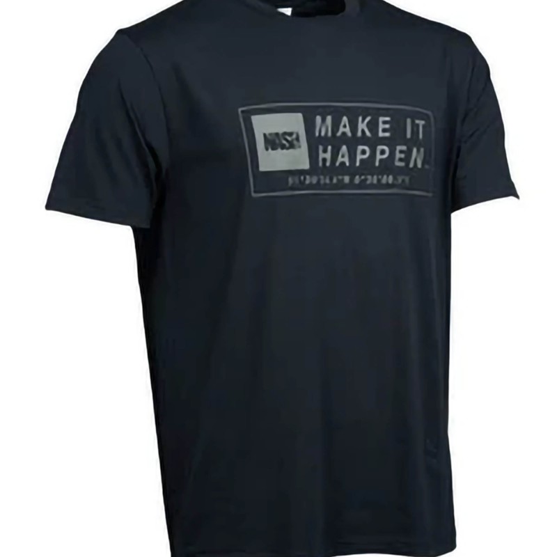 Koszulka Nash Make It Happen Coordinates T Shirt Black - L