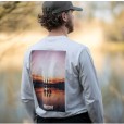 Koszulka Nash Make It Happen Sunset Long Sleeve T Shirt Ecru - XXXL