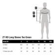 Koszulka Nash ZT HD Long Sleeve T Shirt Green - M