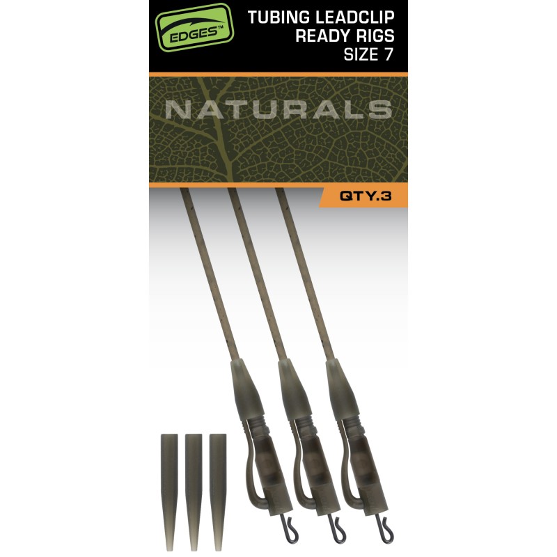 Bezpieczny Klips Z Rurką Antysplątaniową Fox Edges Naturals Tubing Leadclip Ready Rigs - 7