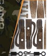 Bezpieczny Klips Fox Edges Camo Tubing Leadclip Kit 5szt