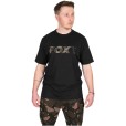 Koszulka Fox Black/Camo Logo T - L