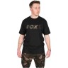 Koszulka Fox Black/Camo Logo T - XXL