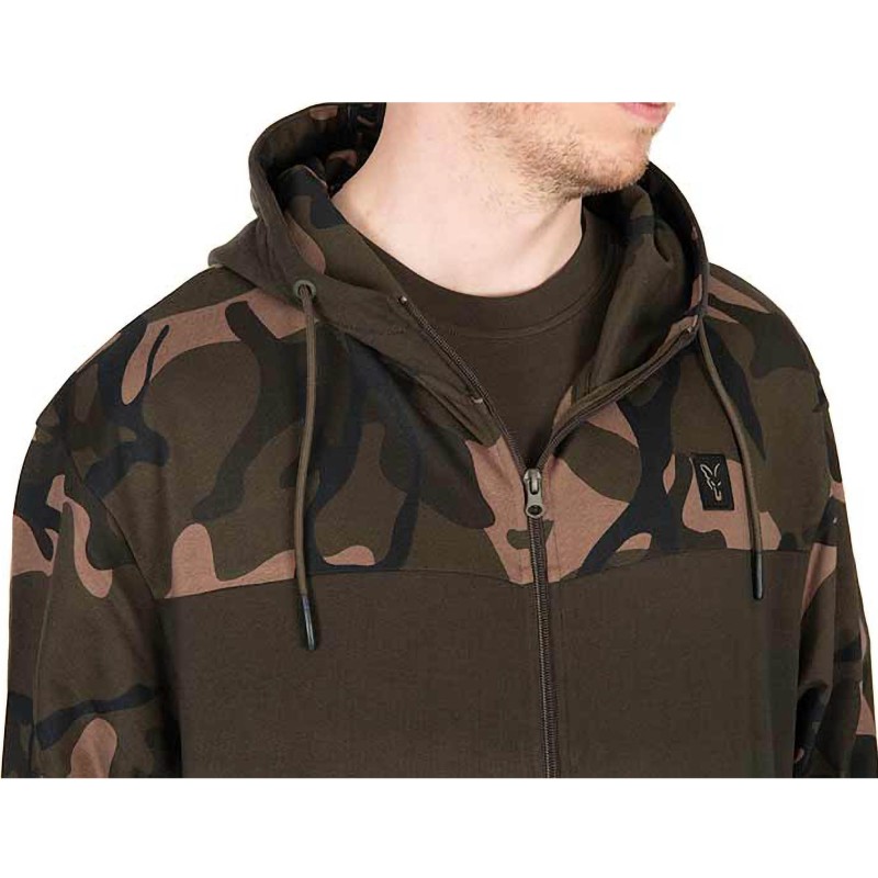 Bluza Fox Lw Khaki/Camo Split Zip Hoody XL
