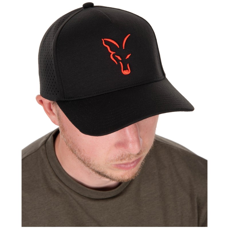 Czapka Fox Collection Baseball Cap - Black/ Orange