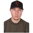 Czapka Fox Collection Baseball Cap - Black/ Orange