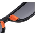 Okulary Fox Collection Black Orange Shades - Brown Lens