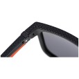 Okulary Fox Collection Black Orange Shades - Brown Lens