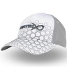 Czapka Matrix Hex Print Baseball Cap  - White
