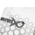 Czapka Matrix Hex Print Baseball Cap  - White