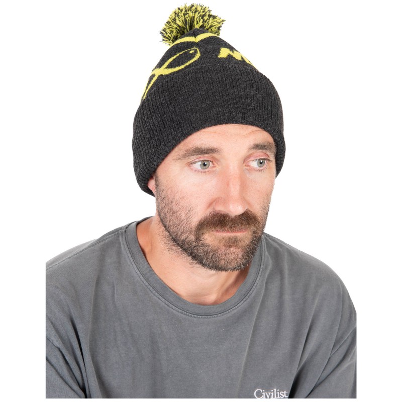 Czapka Matrix Lime & Grey Bobble Hat