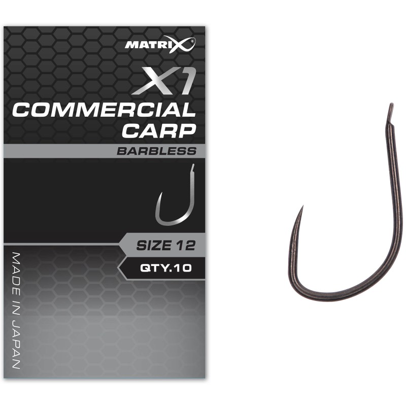 Haczyki Matrix X1 Commercial Carp Barbless - 14