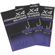 Haczyki Matrix X4 Commercial Silvers Barbless - 20