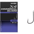 Haczyki Matrix X4 Commercial Silvers Barbless - 18