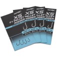 Haczyki Matrix X5 F1 Pellet Rigger Barbless Eyed - 18