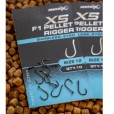 Haczyki Matrix X5 F1 Pellet Rigger Barbless Eyed - 18