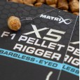 Haczyki Matrix X5 F1 Pellet Rigger Barbless Eyed - 14