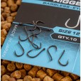Haczyki Matrix X5 F1 Pellet Rigger Barbless Eyed - 12