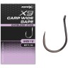 Haczyki Matrix X9 Carp Wide Gape Barbless Eyed - 14