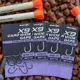 Haczyki Matrix X9 Carp Wide Gape Barbless Eyed - 12