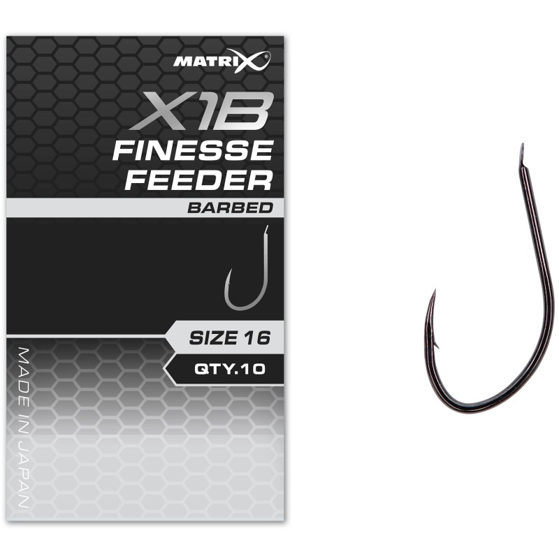 Haczyki Matrix X1B Finesse Feeder Barbed - 14