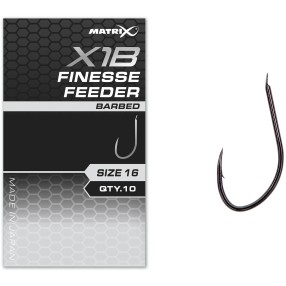 Haczyki Matrix X1B Finesse Feeder Barbed - 12