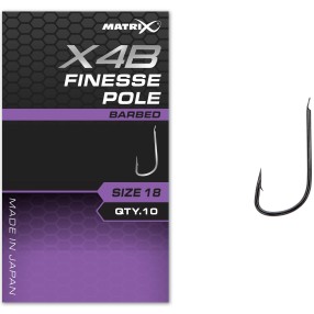 Haczyki Matrix X4B Finesse Pole Barbed - 18