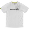 Koszulka Matrix Hex Print T-Shirt White - XXXL