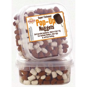 Dumbells Dynamite Baits Pop Up Nuggets White Brown. ADY040359