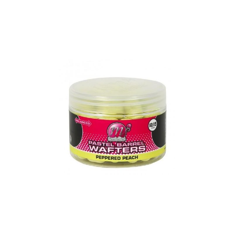 Dumbells Mainline Pastel Barrel Wafters 12/15mm 150ml - Peppered Peach. M35002