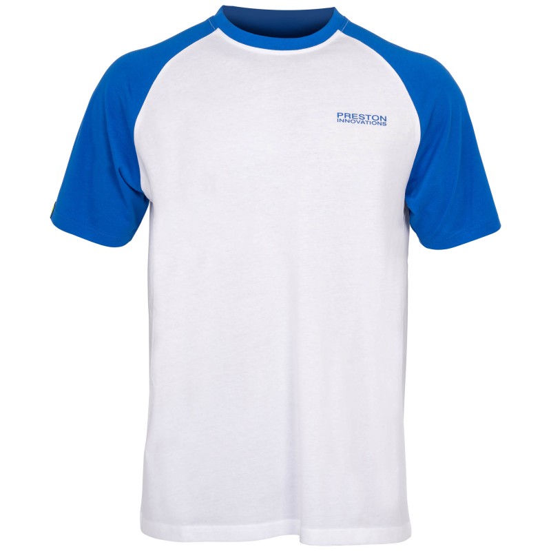 Koszulka Preston Lightweight White Raglan T-Shirt - XL