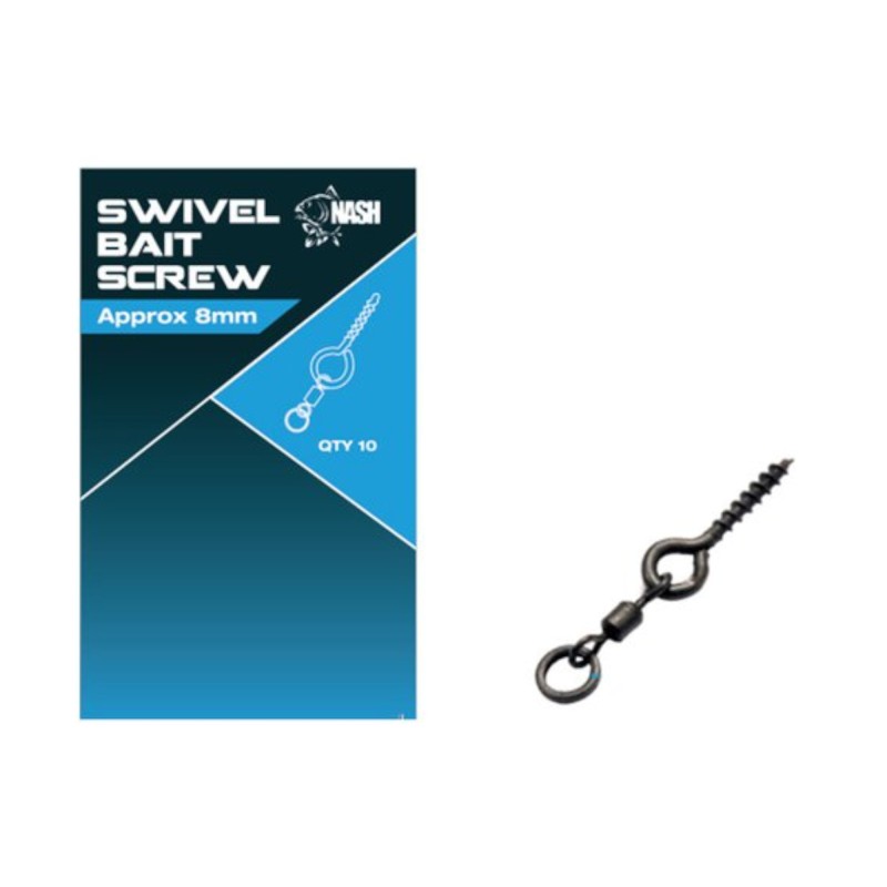 Wkrętki Nash Swivel Bait Screw 13mm 