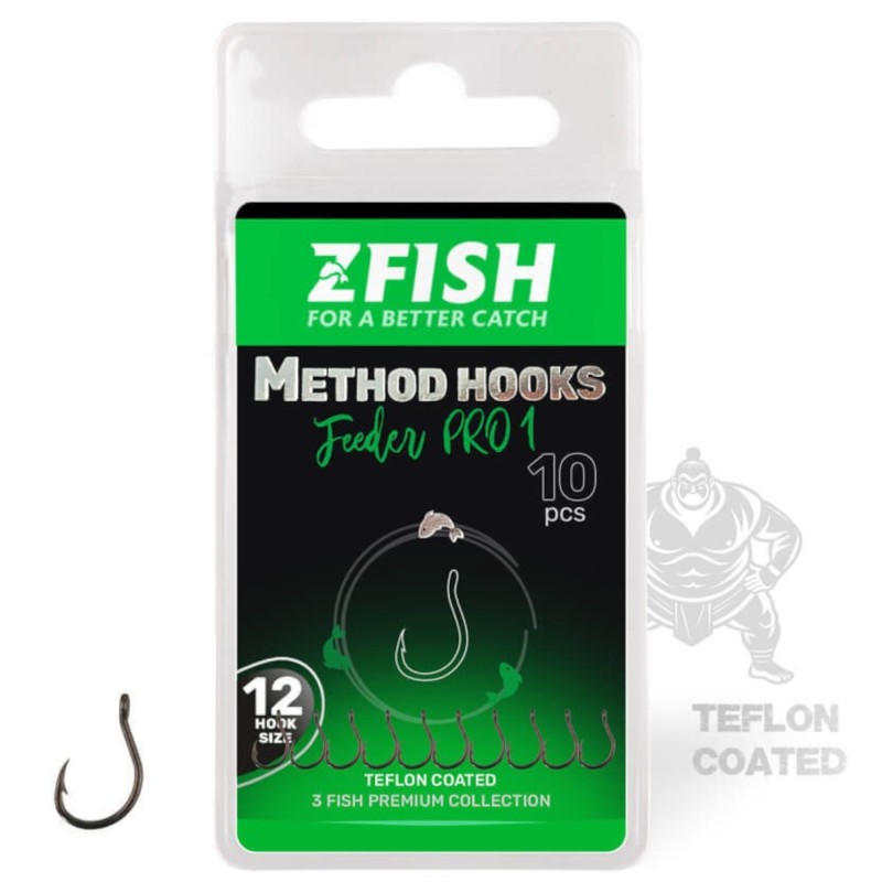 Haczyki Zfish Method Feeder Pro 1 Barbed - 10