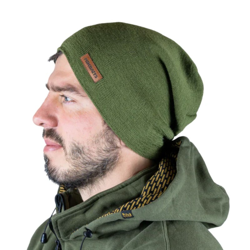 Czapka Mikbaits Zielona Merino