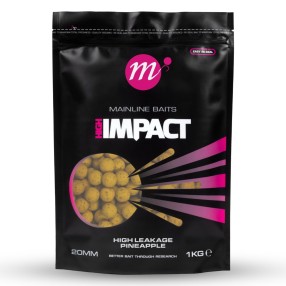 Kulki Zanętowe Mainline Hi Impact Boilie High Leakage Pineapple 20mm 1kg