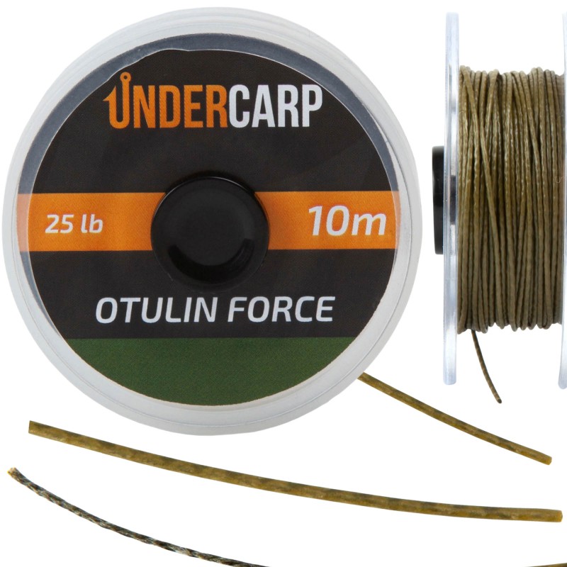 Plecionka Przyponowa W Otulinie Under Carp 10m 25lb Otulin Force – Zielona
