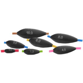 Ciężarki Tubertini Torpille Matt – 2,5g (3 Szt.)