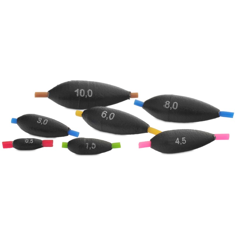 Ciężarki Tubertini Torpille Matt – 3,5g (3 Szt.)