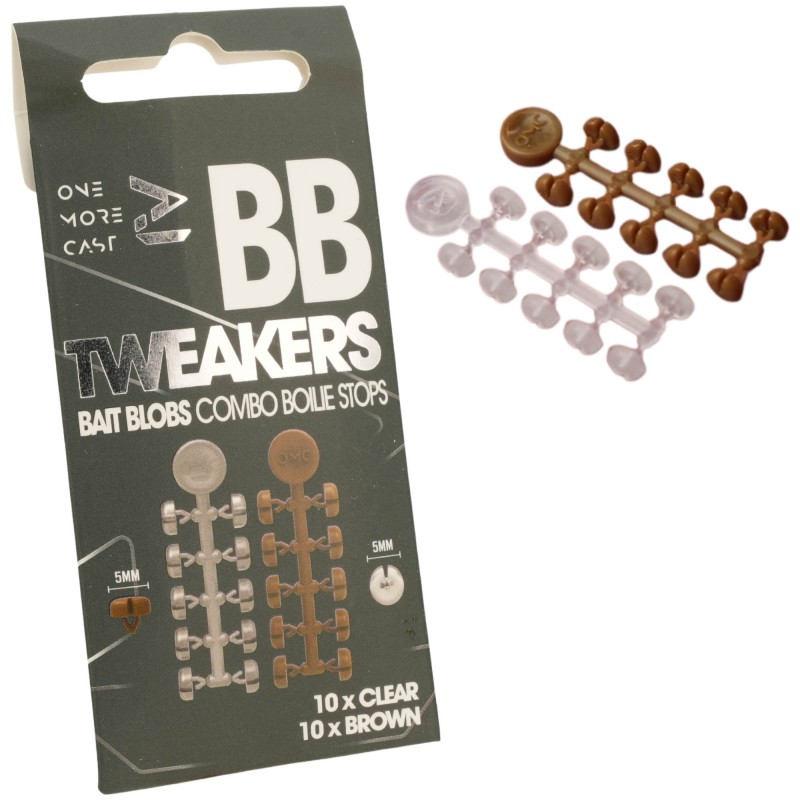 Stopery One More Cast Tweakers Bait Blobs Clear & Brown