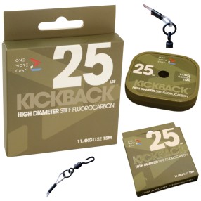 Fluorocarbon One More Cast Kickback High Diameter Stiff Fluorocarbon 0,52mm 25lb 15m